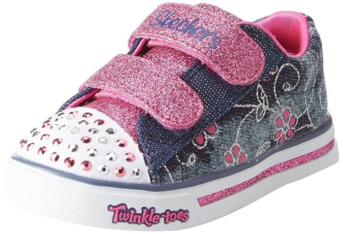 Skechers Sparkle Glitz - Denim Daisy, Baby Mädchen Sneaker