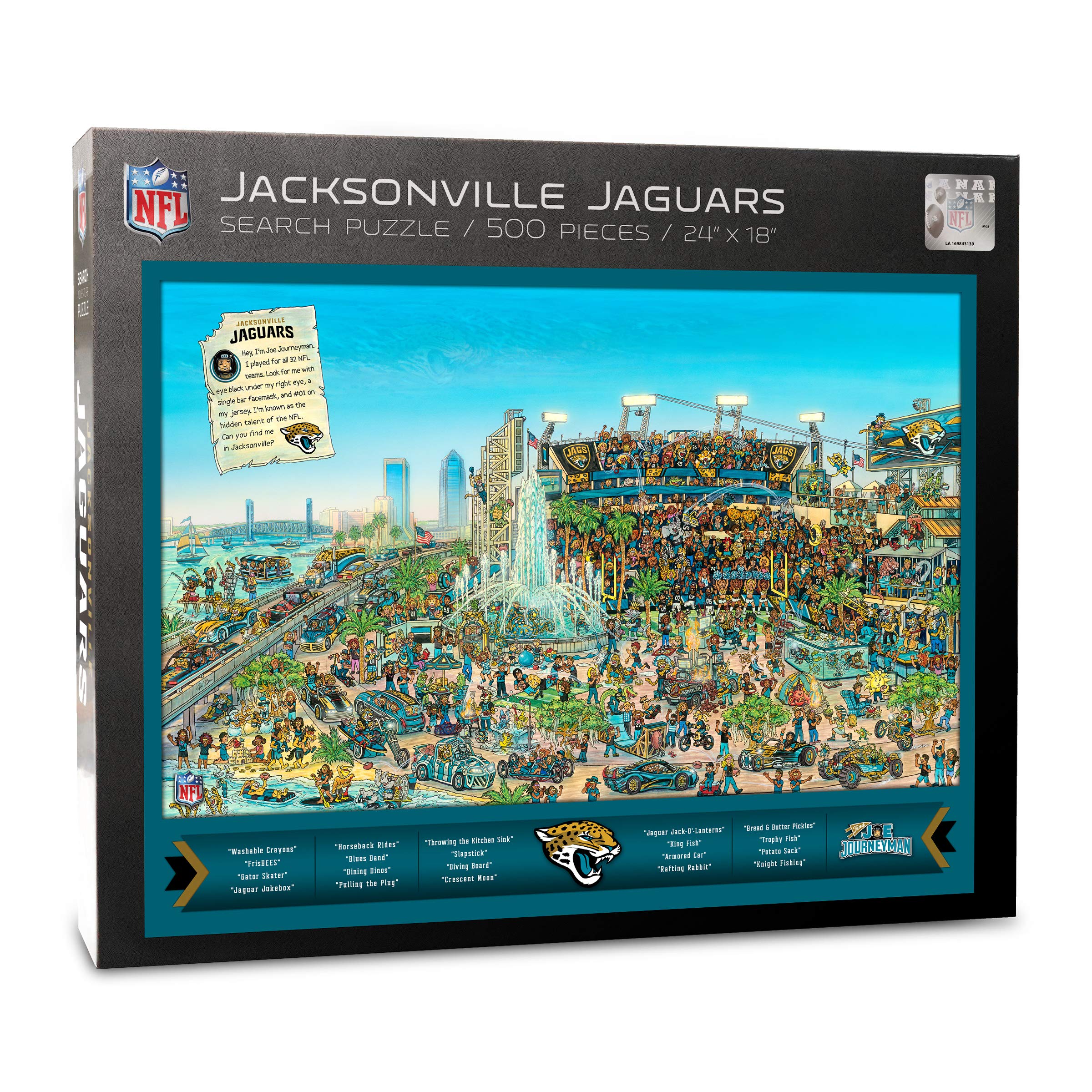 YouTheFan NFL Joe Journeyman 18'' x 24'' 500-Piece
