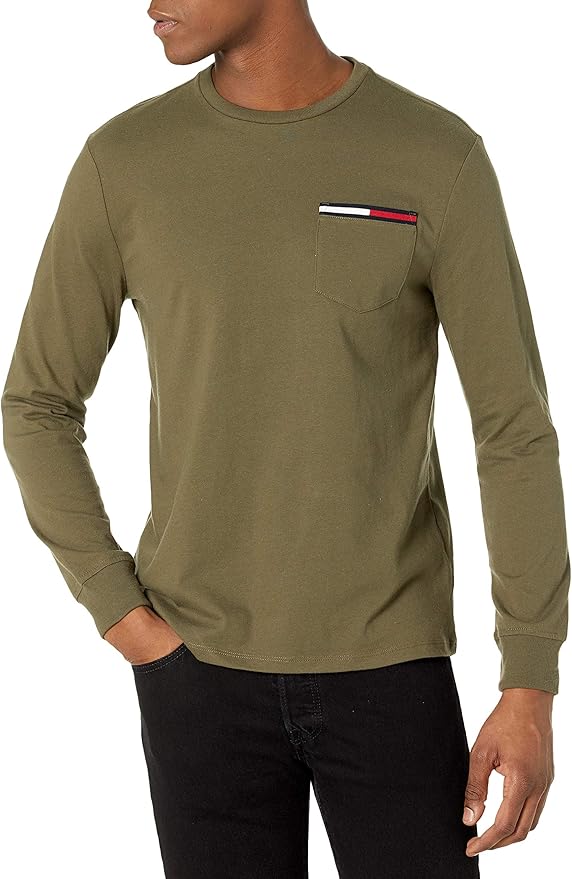 mens long sleeve tommy hilfiger t shirt