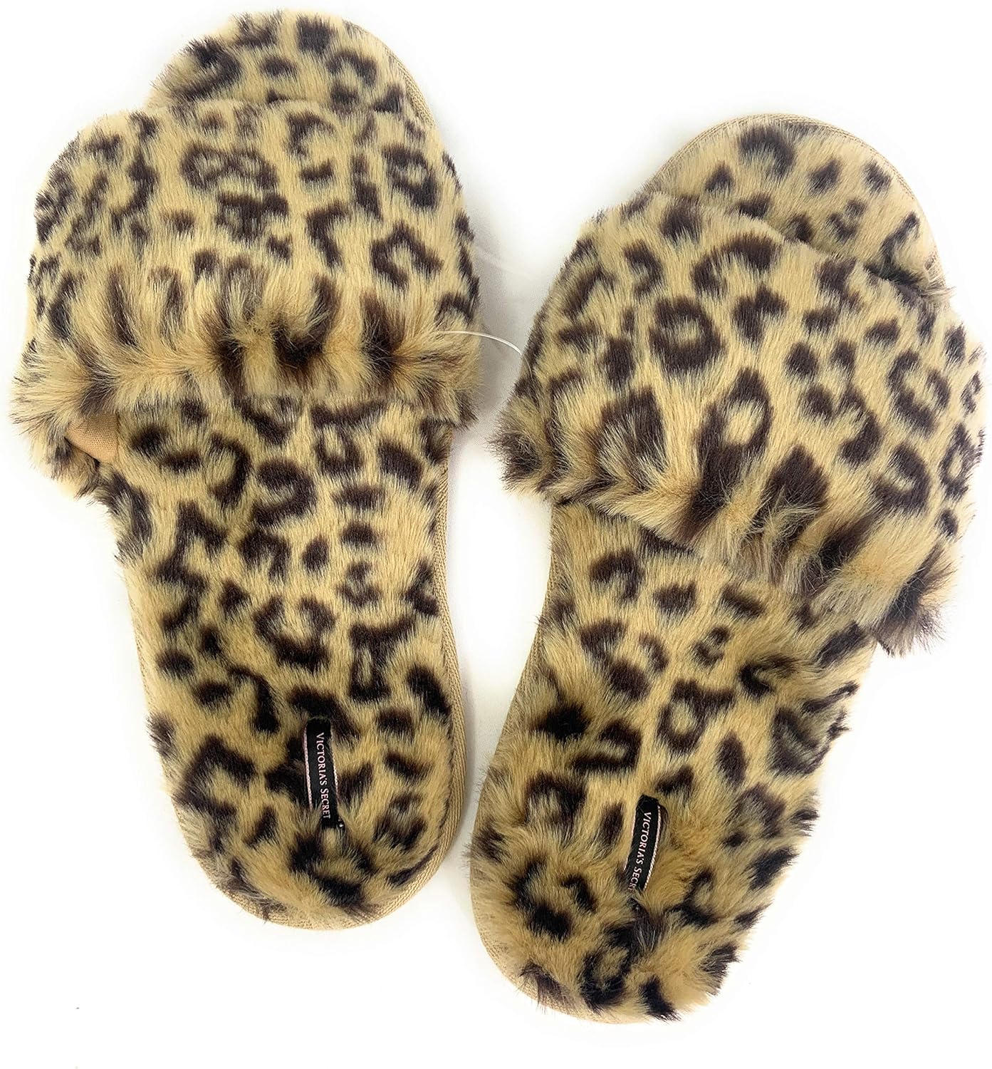 faux fur slippers victoria secret