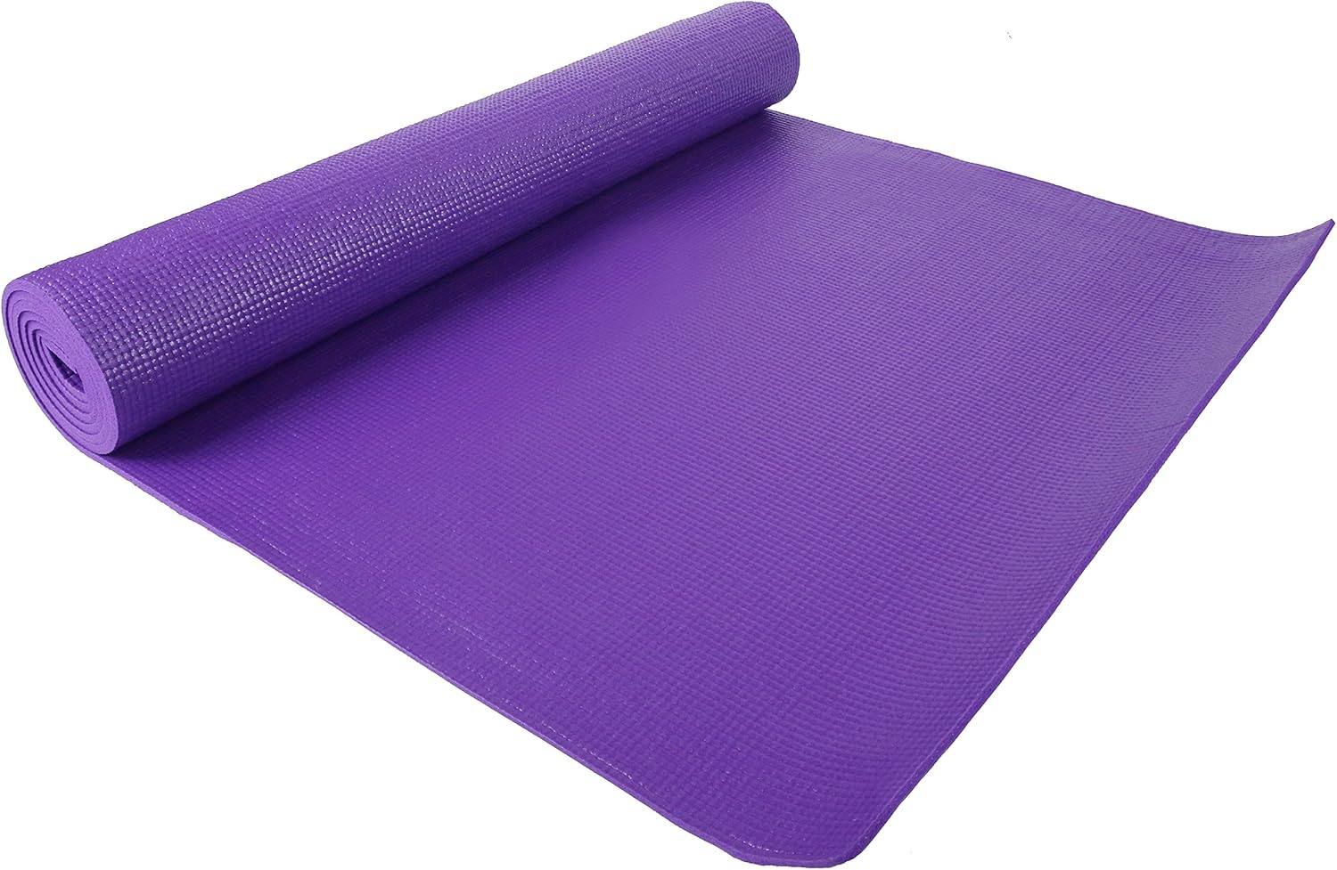 BalanceFrom Go Yoga All Purpose High Density Non-Slip Exercise Yoga Mat with Carrying Strap, 1/4", Purple : Sports & Outdoors