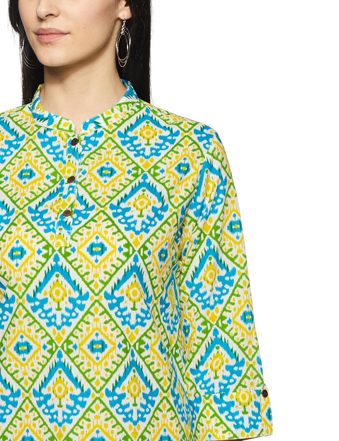 amazon brand- myx women's straight cotton kurta