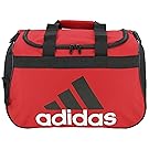 adidas Diablo Small Duffel Bag, Scarlet/Black/White, 11 x 18.5 x 10-Inch