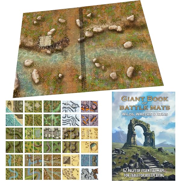 Amazon.com: Big Book of Battle Mats Revised by Loke, Accessory for
