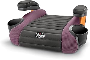 Chicco GoFit Backless Booster Car Seat Without Latch Attachment, Travel Booster Seat for Car, Portable Car Booster Seat for Children 40-110 lbs., Grape/Purple