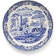 Portmeirion Blue Italian Pasta Serving Bowl | 12 Inch Serving Bowl for Pasta and Salad | Made in England from Fine Porcelain | Blue/White | Microwave and Dishwasher Safe