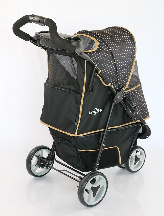 gen7pets promenade pet stroller gold nugget