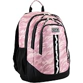 FUEL Travel Laptop Backpack Sport Shock Multi Large Compartments for College Bookbag, Hiking, Work, 18.5 x 13 x 7, Pink