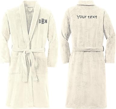 custom mens robe