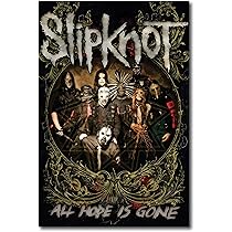 Slipknot Poster, Heavy Metal Music Band, Masks, Corey Taylor, Joey