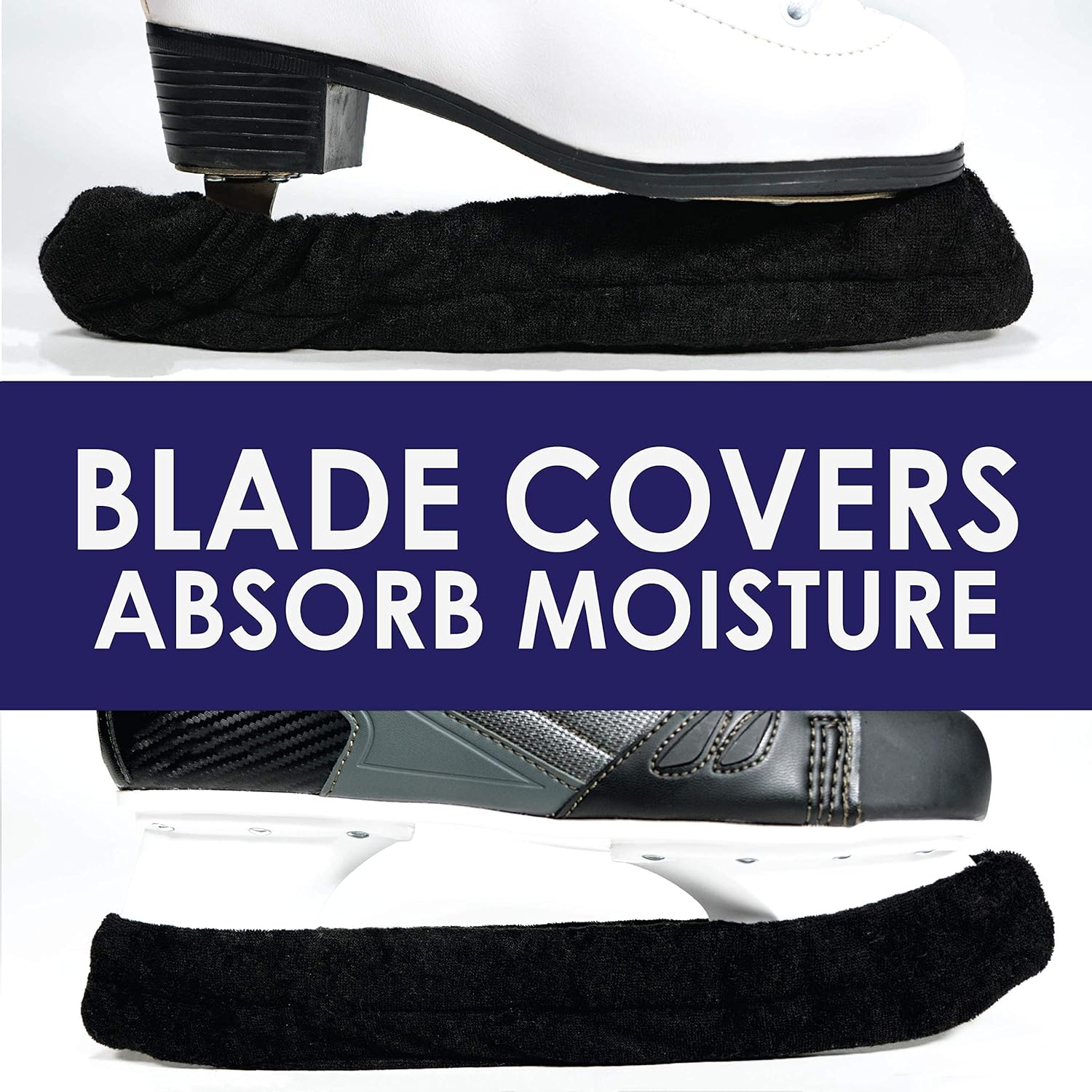 Athletico Ice Skate Blade Covers - Guards for Hockey Skates, Figure Skates, and Ice Skates - Skating Soakers Cover Blades from Youth to Adult Size - Men, Women, Kids : Sports & Outdoors