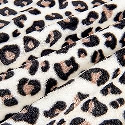 Edenleaf Leopard Print Blanket Fleece Throw Blanket