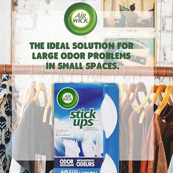AIR WICK STICK UPS CRISP BREEZE AIR FRESHENER