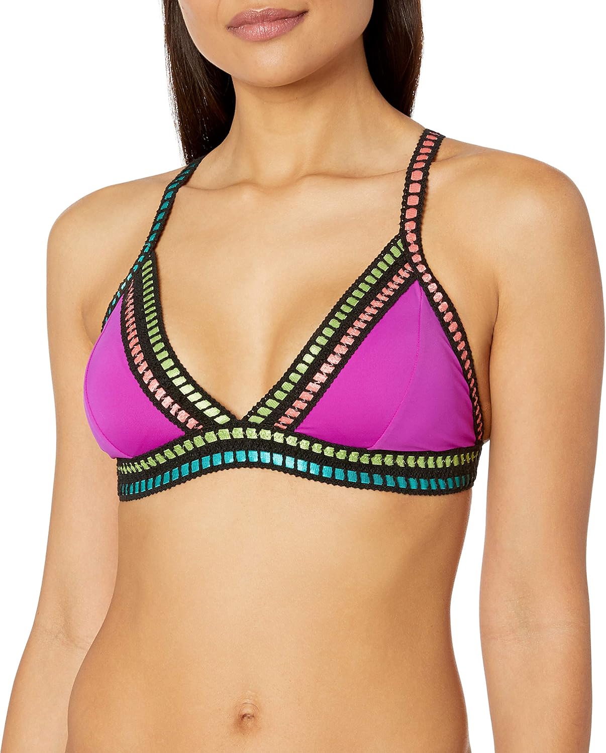 La Blanca Women's Triangle Bra Bikini Swimsuit Top