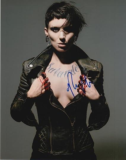 Rooney Mara Her The Girl With The Dragon Tattoo Signed 8x10