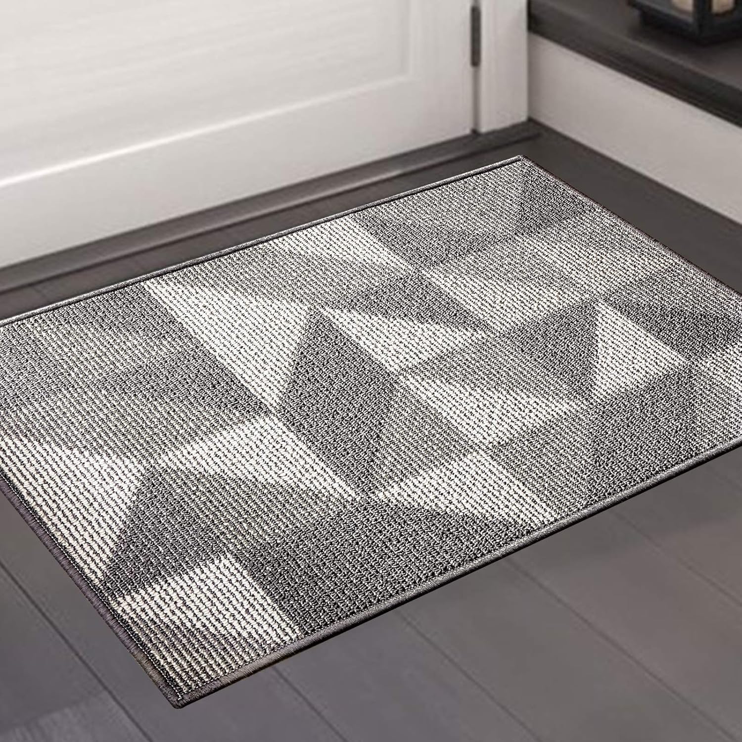 Color&Geometry Nonslip Dirt Trapper Door Mat 80 x 120 cm, Machine