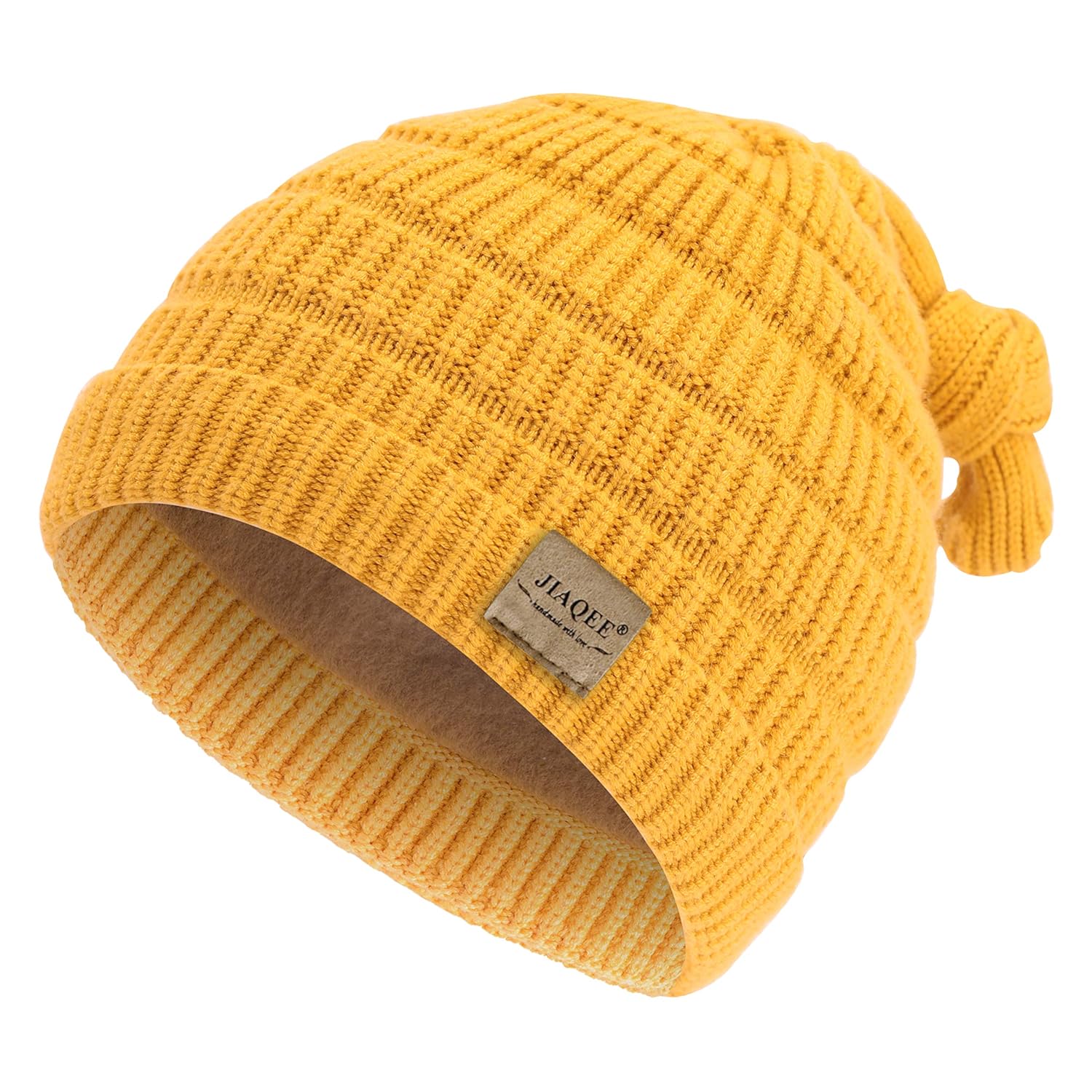 fleece lined baby hat