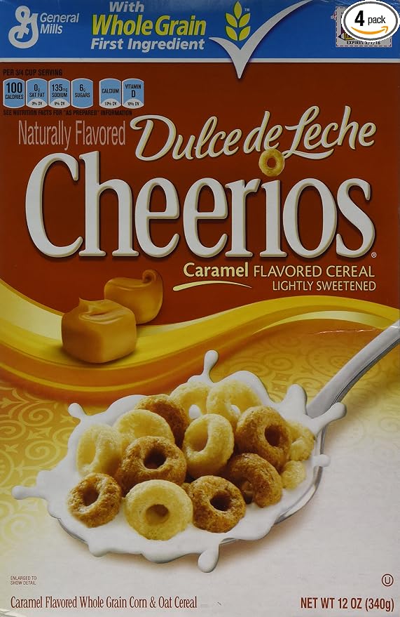 General mills cheerios dulce de leche cereal (016000443297)