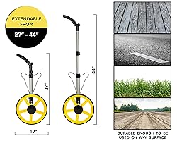 AdirPro Digital Distance Measuring Wheel - Large