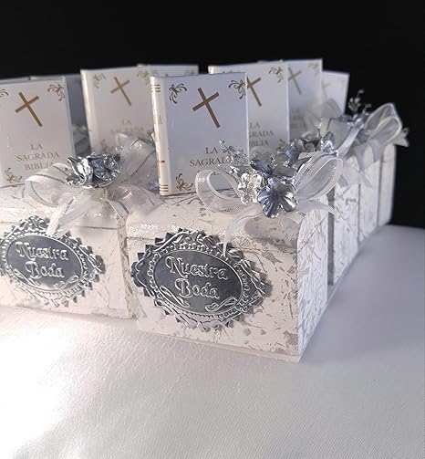 Amazon.com: Nuestra Boda, Sagrados Recuerdos, Silver 