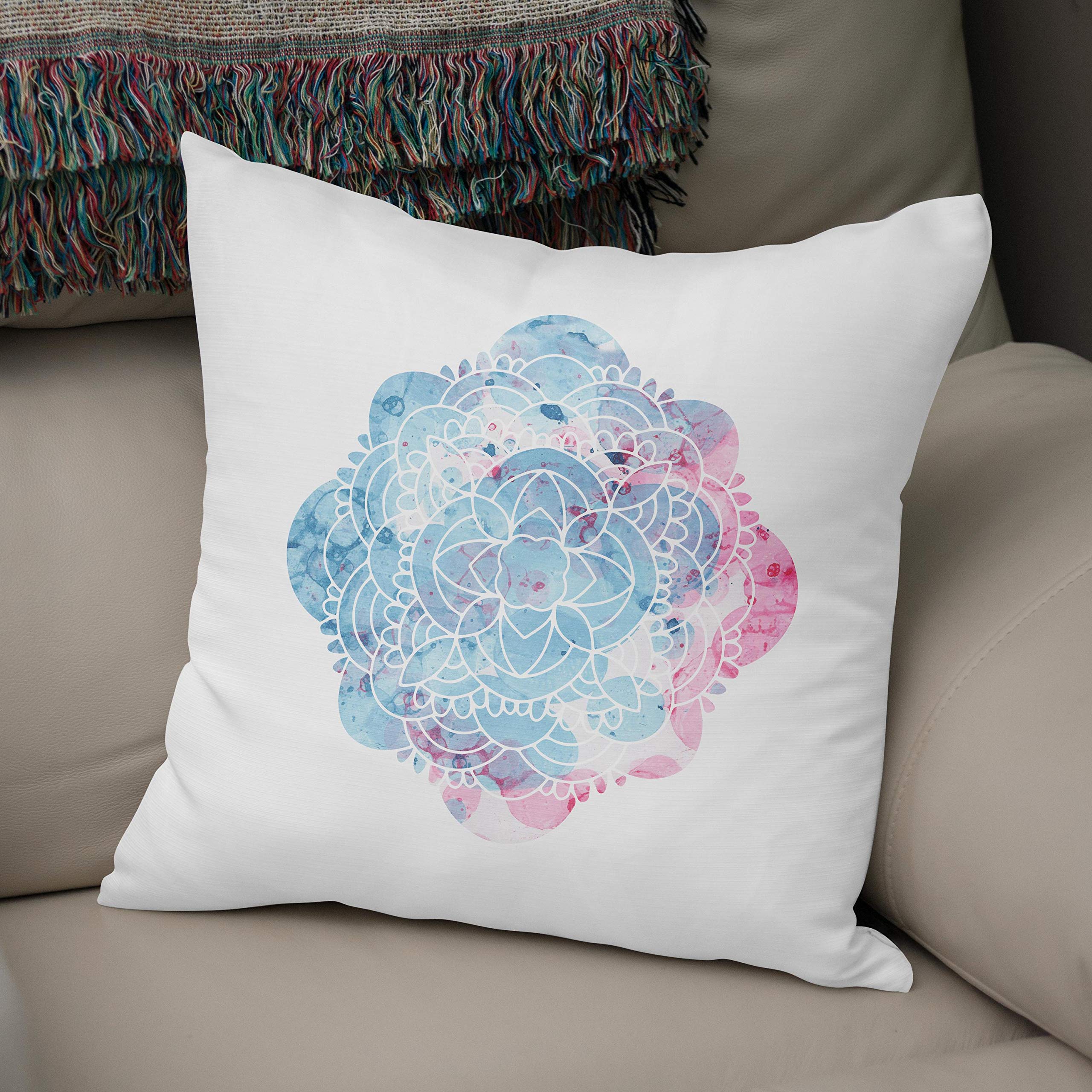 Bonamaison, Decorative Cushion Cover - 50% Cotton 50% Polyester - 43x43cm - Designed and Manufactured in Turkey