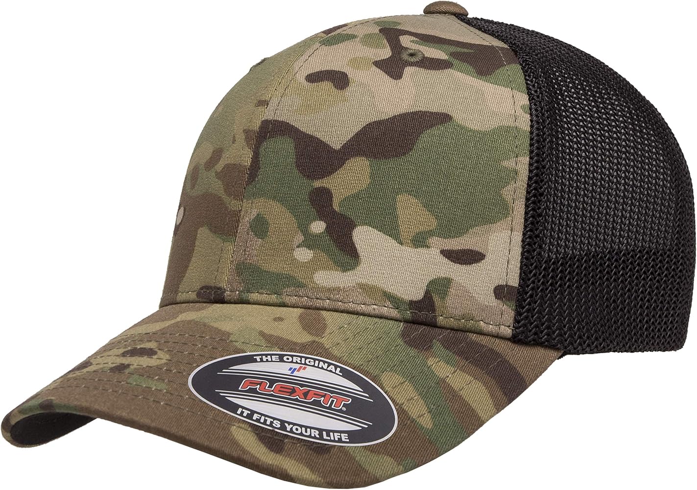 fitted multicam hat