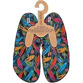 Slipfree Barefoot Water Shoes for Women & Men | Quick-Dry Swim Shoes for Beach & Pool | Non Slip Bottom Slippers | UV 801 Sun Protection | Skin Shoes for Swimming and Yoga | No Glue