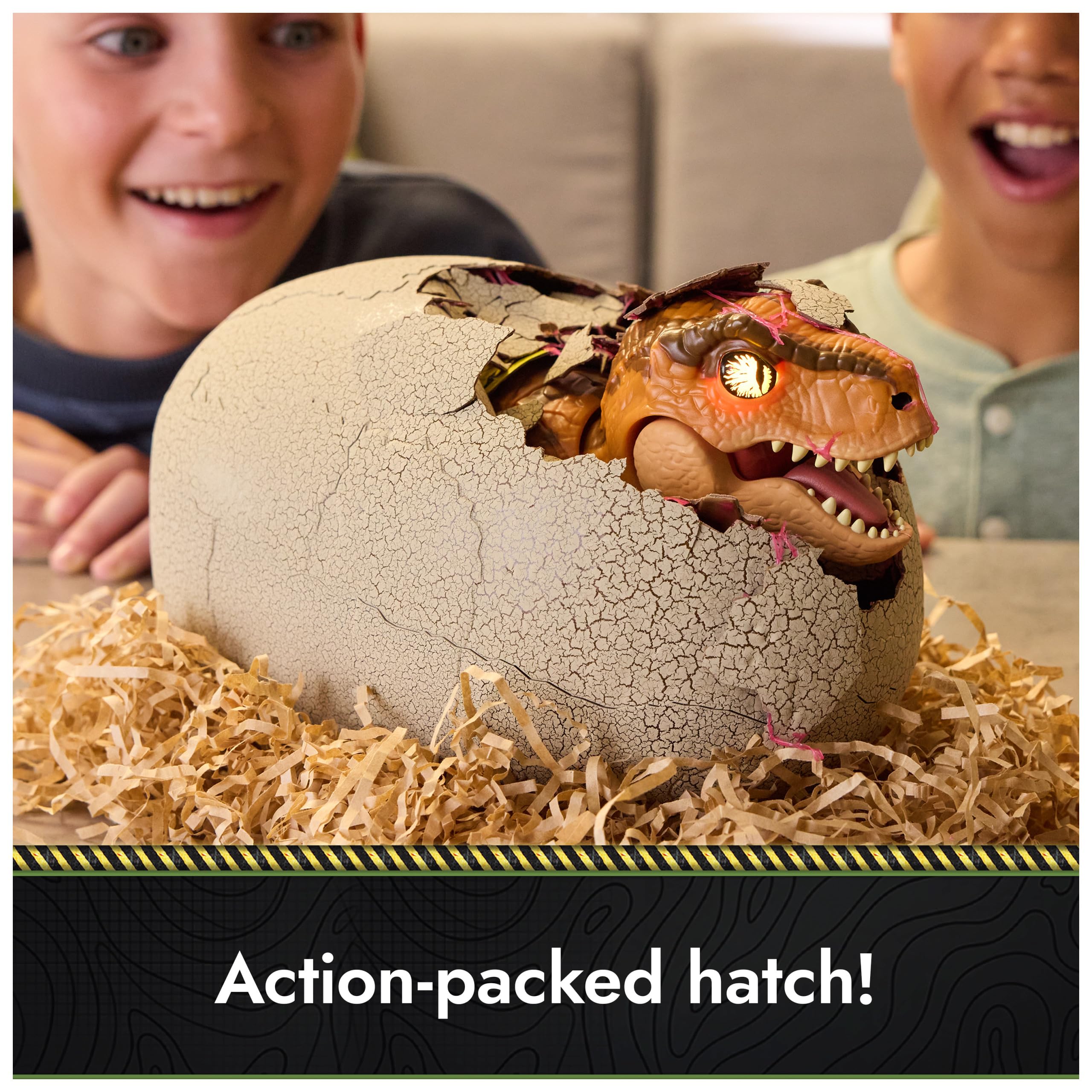 Jurassic World Interactive Toy Dinosaur & Egg, Hatch & Train Your own Baby Dino with 100+ Sounds & Reactions, Kids Toys for Boys & Girls Aged 5 & Up