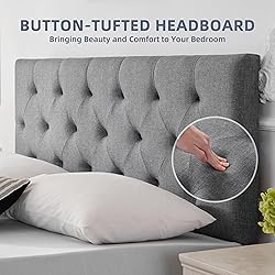 Howjoe Linen Upholstered Headboard Queen