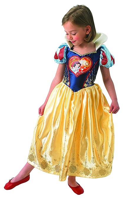 Disney Schneewittchen - Loveheart Dress Princess - Chidlren Kostüm - Medium - 116cm