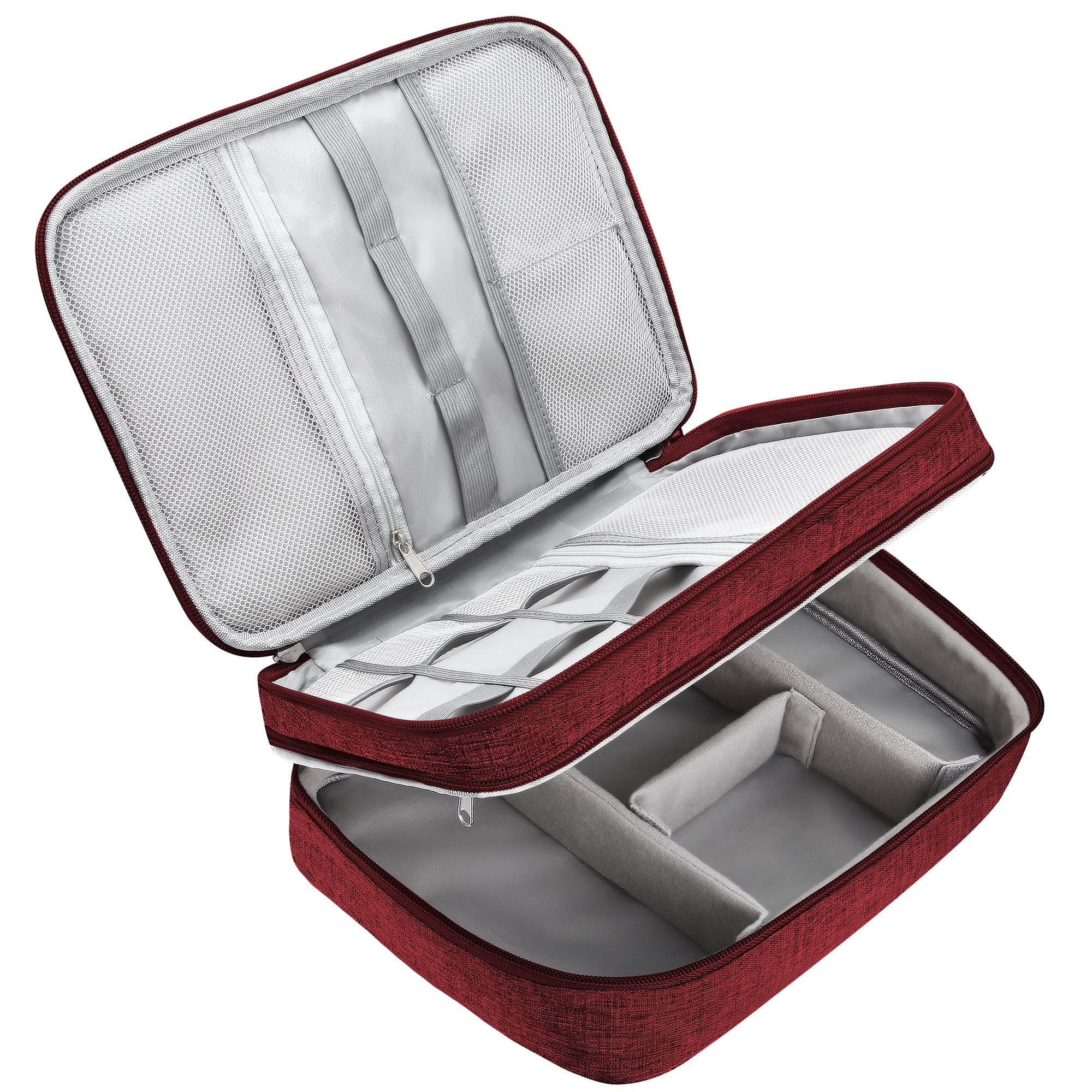CILLA Electronics Organizer Travel, Travel Cord Organizer Case, Compact Electronics Accessories Bag for Cable, Cord, Charger, Phone