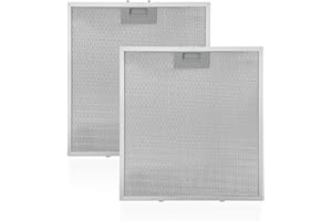 AKRISHELY WA0575 Range Hood Filter 14-3/8" x 13-1/2" Compatible with Vissani 30-inch Pyramid or Wall Mount Range Hood, 5-Layer Aluminum Mesh Vent Filter (2 Pack)