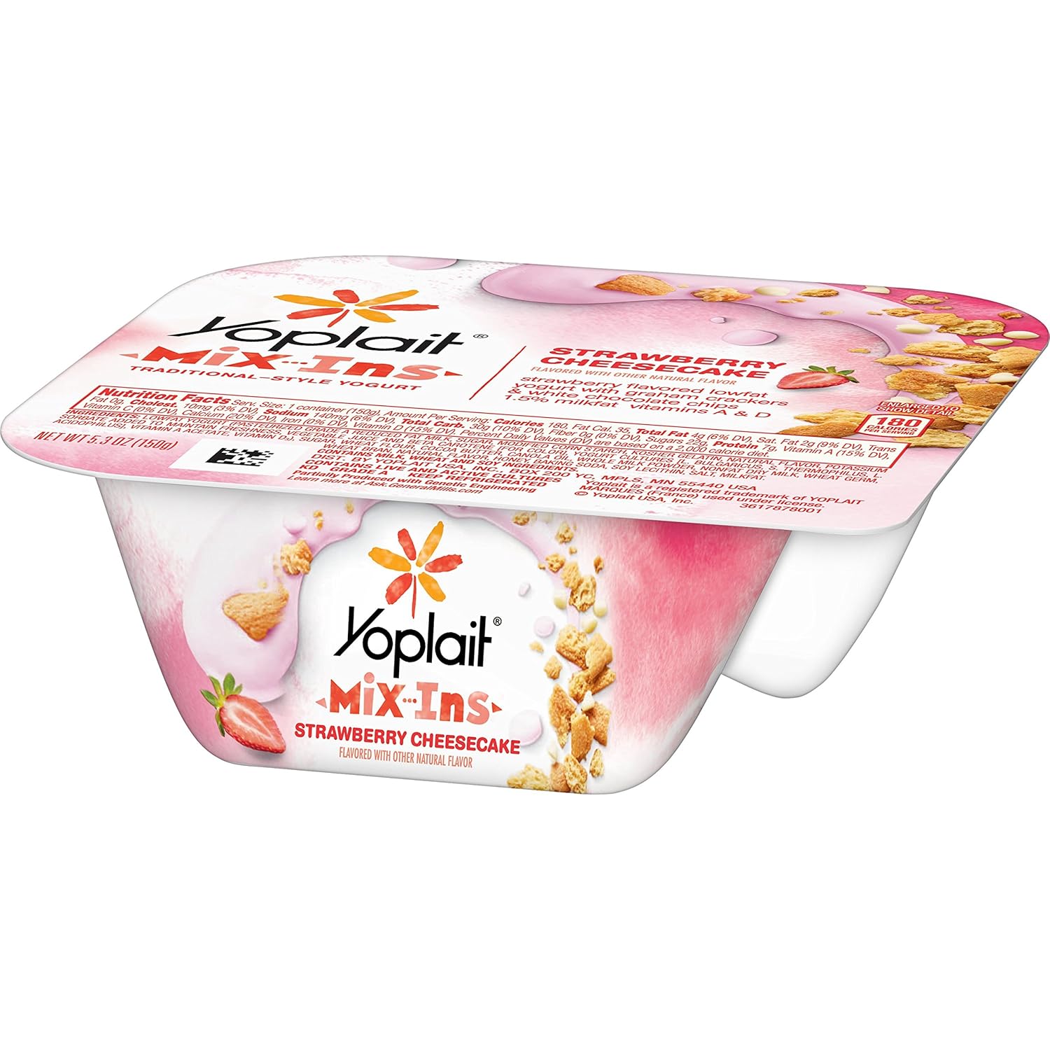 Yoplait Mix Ins Strawberry Cheesecake, 5.3 Oz Grocery & Gourmet Food
