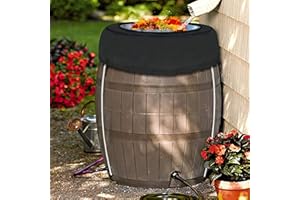 Aaaspark Mesh Cover for Rain Barrels - Rain Barrel Screen Keep Mosquitos and Debris Out of Your Rain Barrel(1 Pack)
