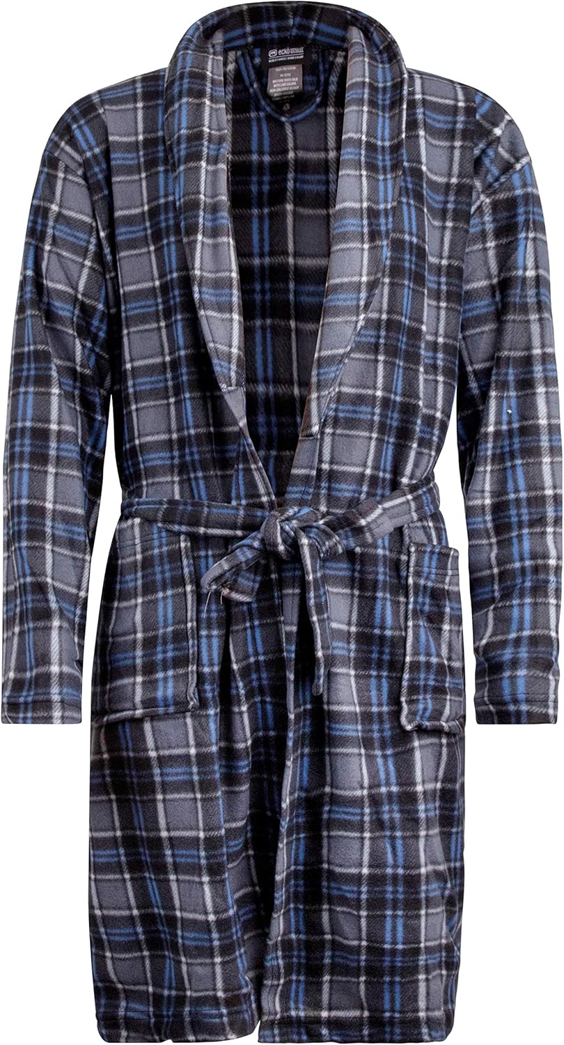 Mens Fleece Robe 100/% Polyester Ecko Unltd