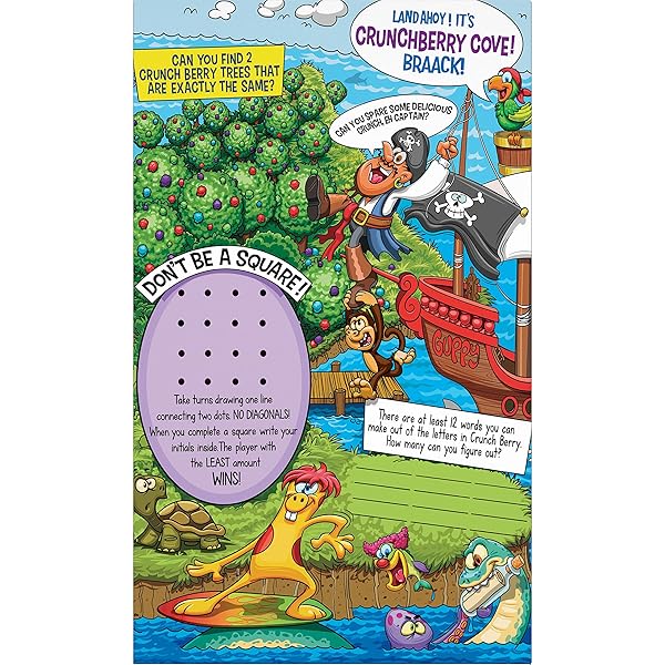 CAP’N CRUNCH CEREAL, CRUNCH BERRIES, 20.5OZ BOX
