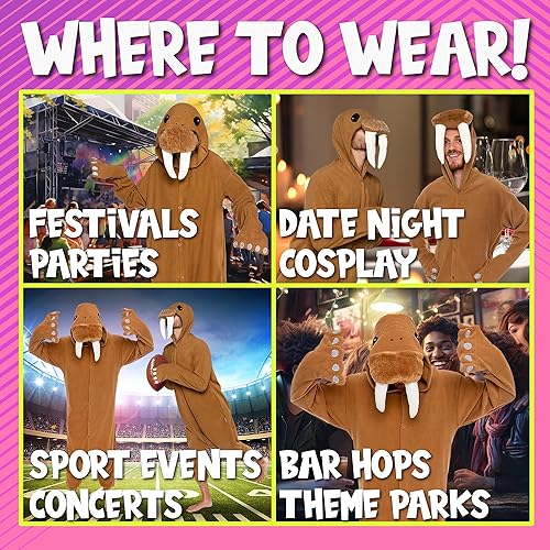 Funziez! Costume D'Halloween Pour Adultes, Animal Et Créature Marine, Costume De Cosplay Une Pièce En Peluche Pour Adultes (hommes Et Femmes), Canard, Medium