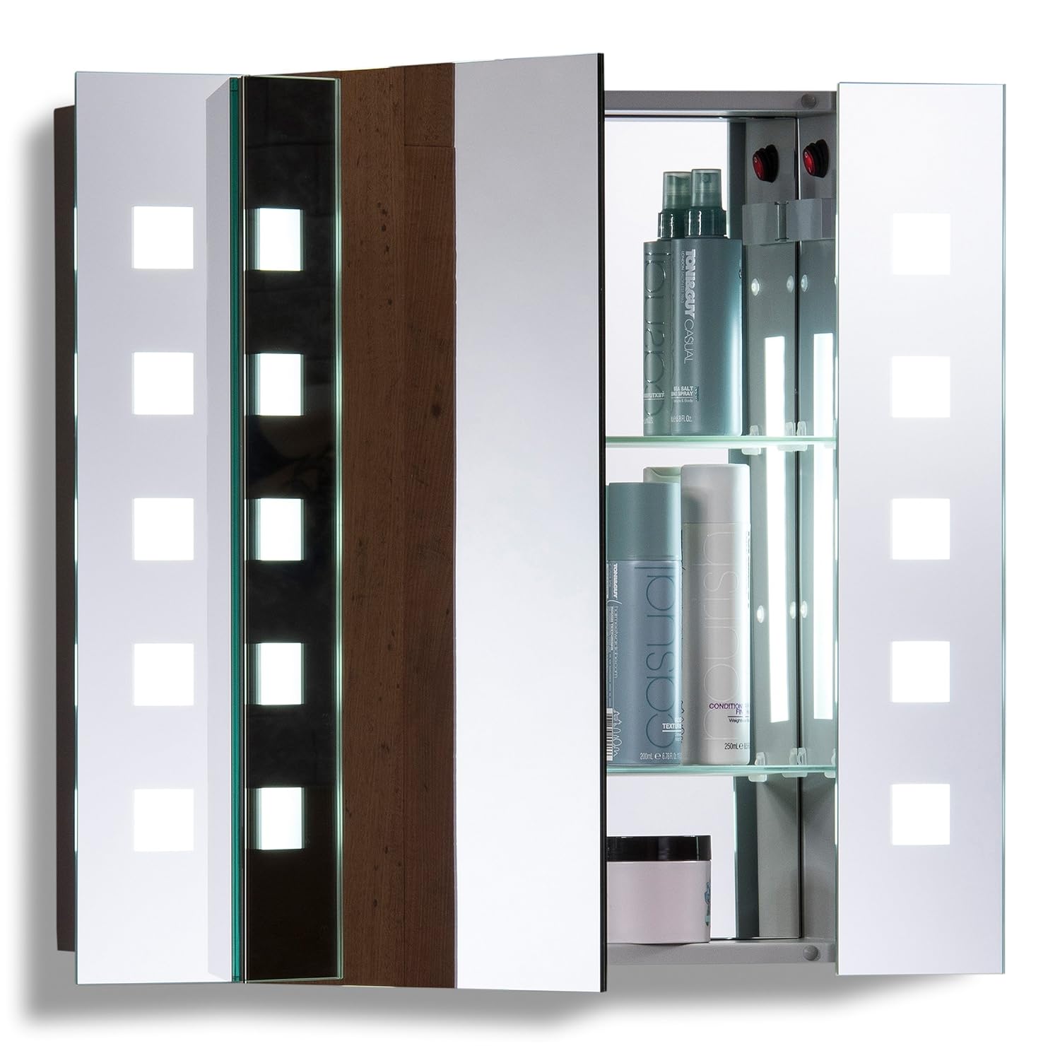 Armario De Ba ntilde o Con Espejo Iluminado Por LED C20 Con Sistema