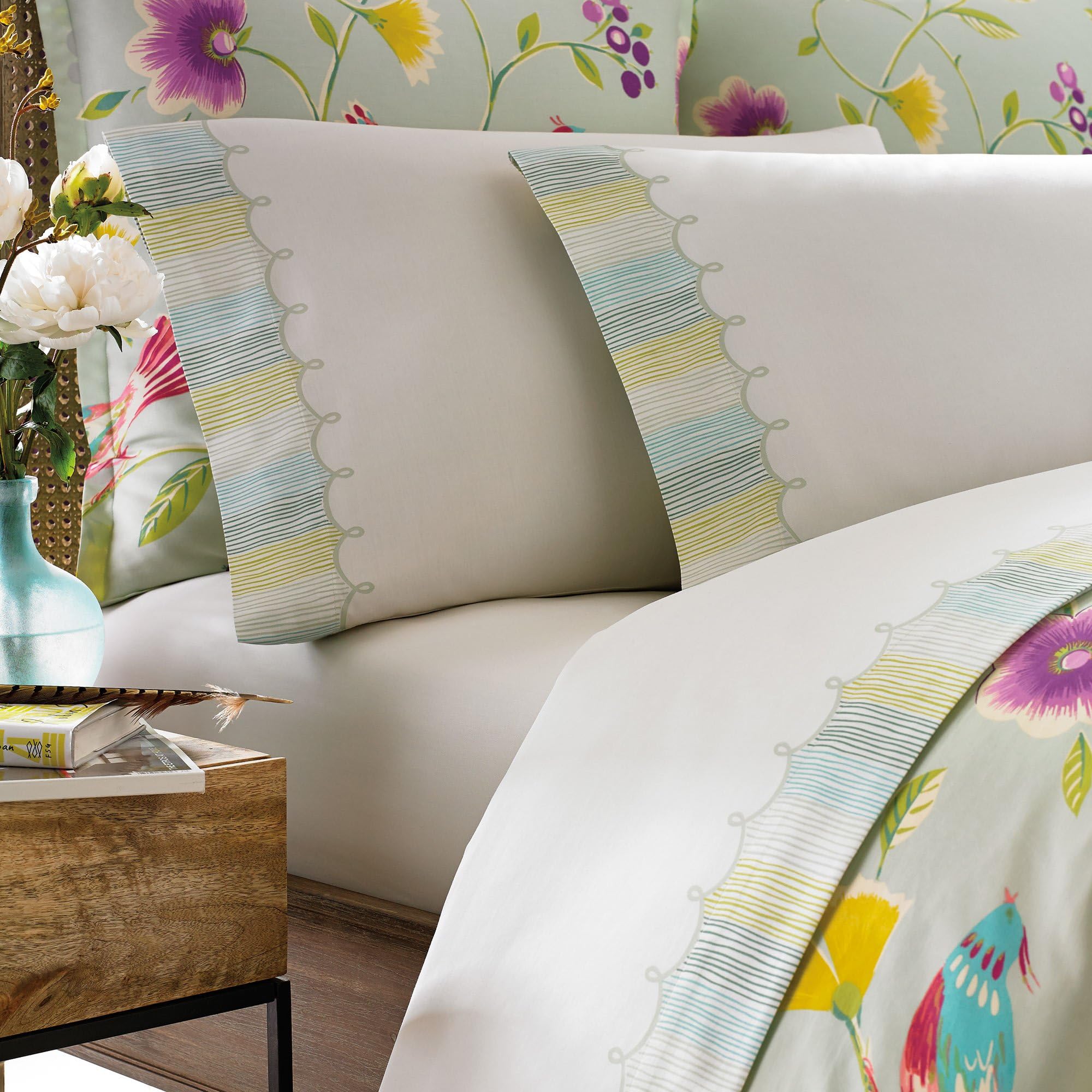 Collier Campbell Singing Birds Sheet Set, Twin