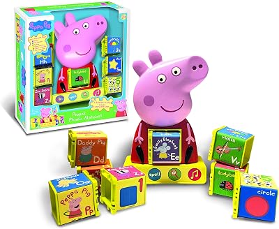 Peppa Pig Phonic Alphabet Toy for Kids 3+ Interactive Learning 26 Letters