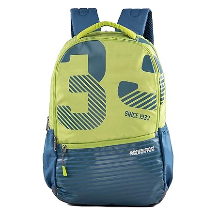 American Tourister Pop Nxt 02 Teal Lime Casual Backpack