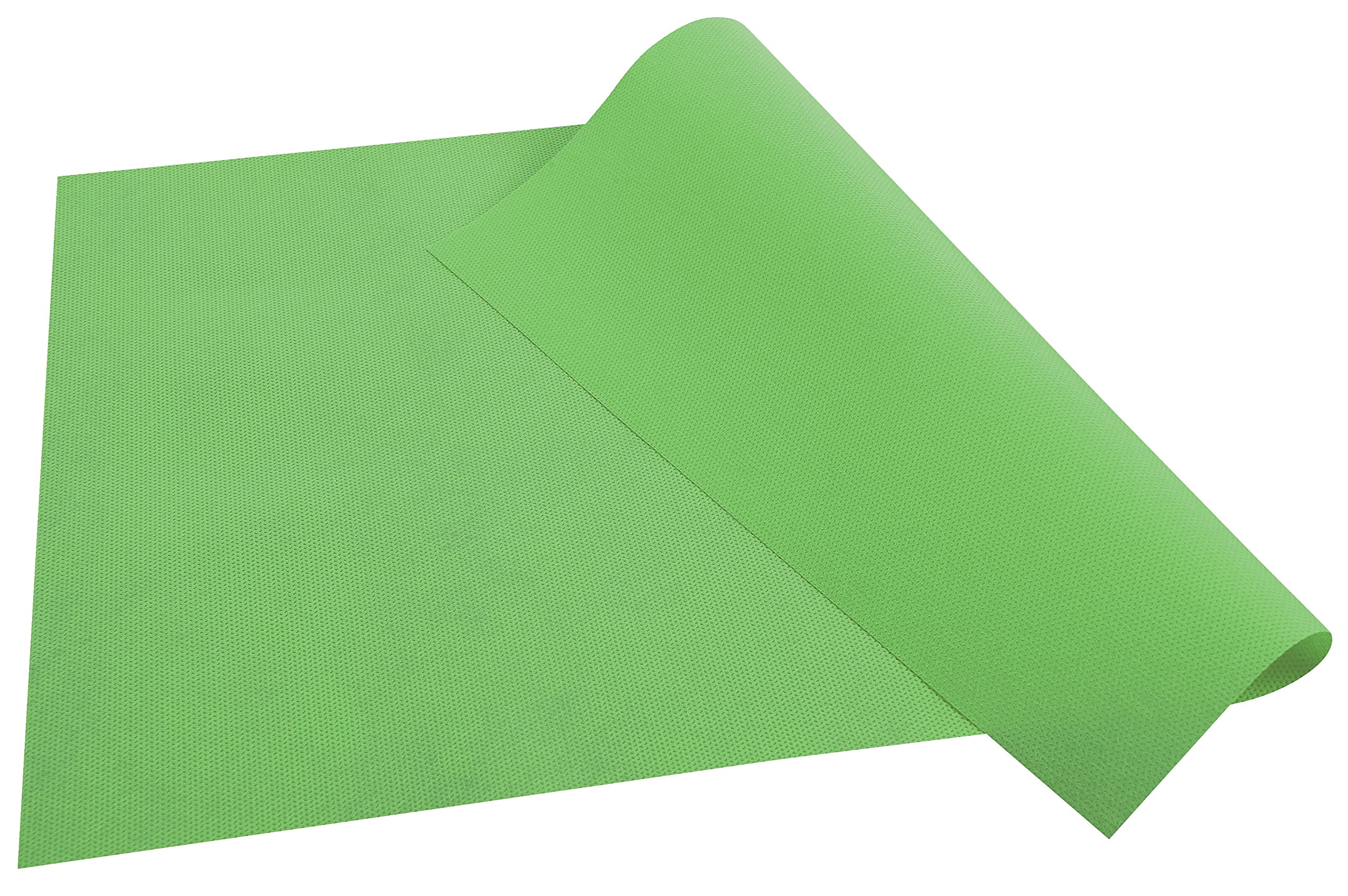 spun bound non-woven placemat - Tear-proof, water-repellent and wipe able fabric - Size 30X40 - Made in France - In tray of 100 placemats - Apple green