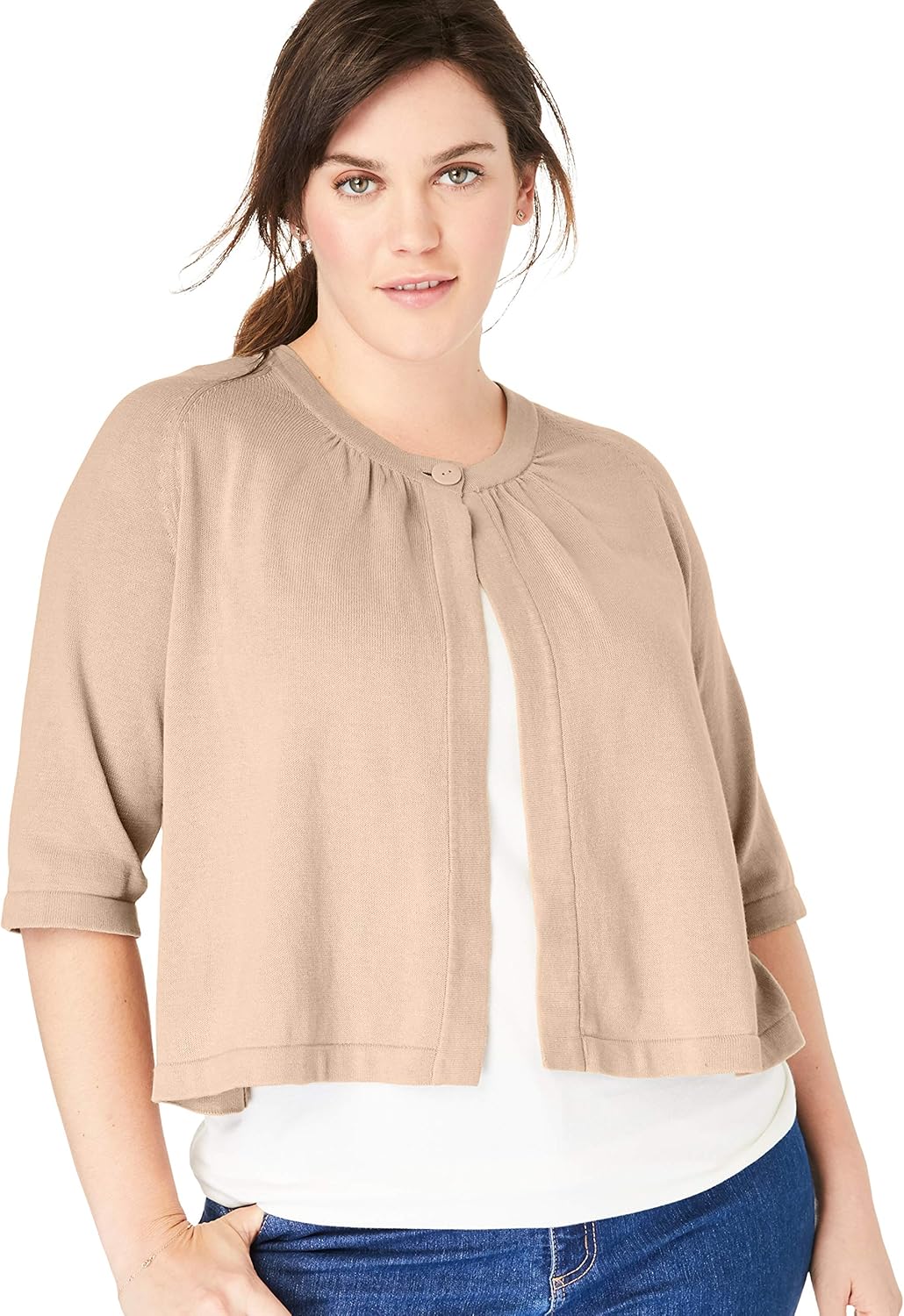 women's plus size shrug sweater