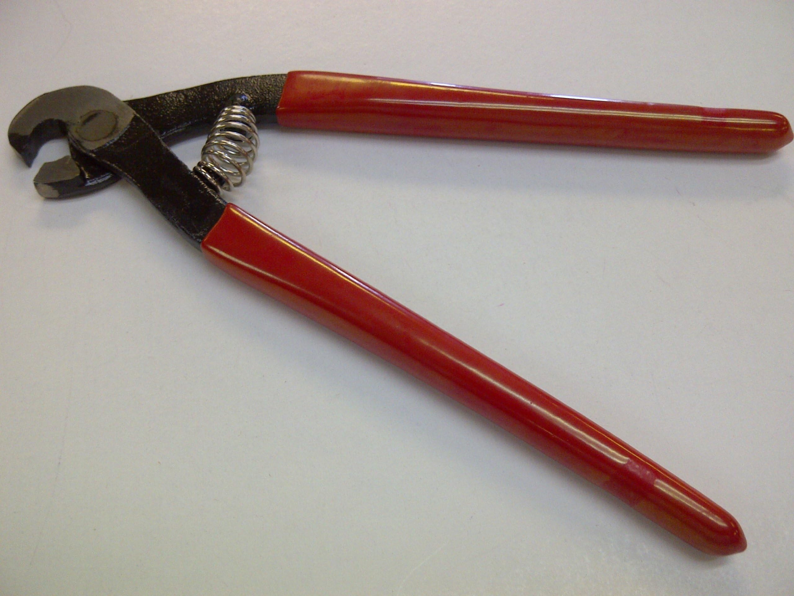 TBC TOOLS: Nippers "Parrot Beak" Tile Cutting Nipper. Top Quality 8" Long with Carbide Tips. Non-Slip Grips and Handle Stops. Coil Spring Re-Opening Action.