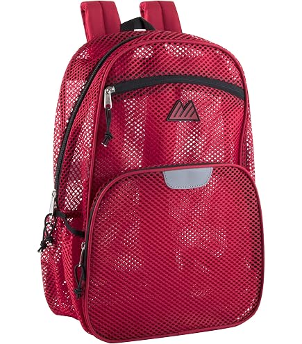 amazon xl jansport mess backpack Mesh Pack - See Through Ideal for Class, Work, Travel, or Beach Outings, Red Tape Available in several cool Color:magic hour SKU_JS0A4QUEGY0 St. Croix GXR Bass