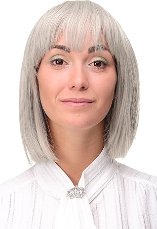 Perruque grise carré Clearance