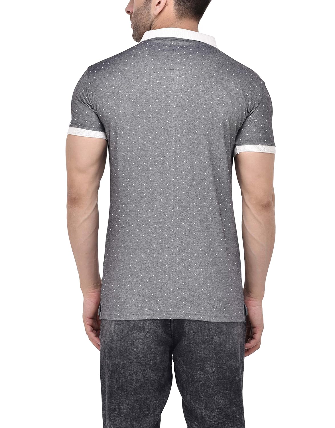 tinted men's cotton & polyester polo t-shirt