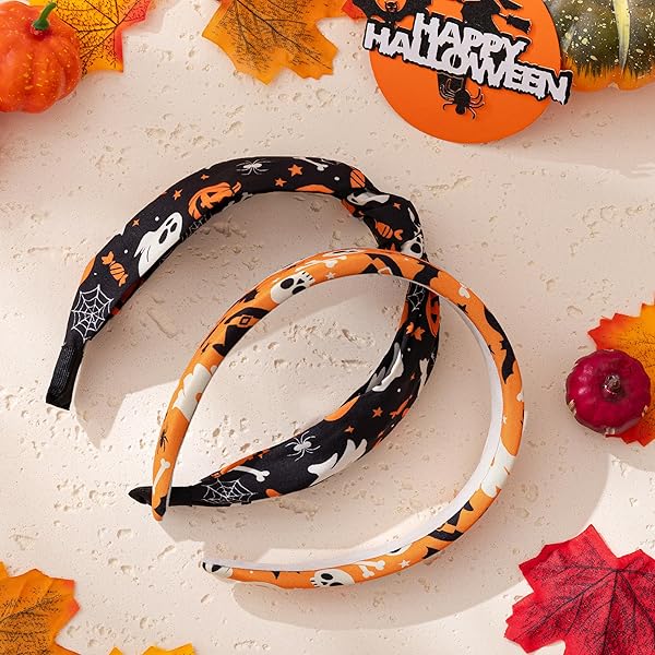 Amazon.com: Fall Orange Bandana Headband Autumn Harvest