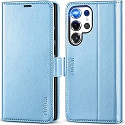 TUCCH Case Wallet for Galaxy S25 Ultra 5G, Magnetic