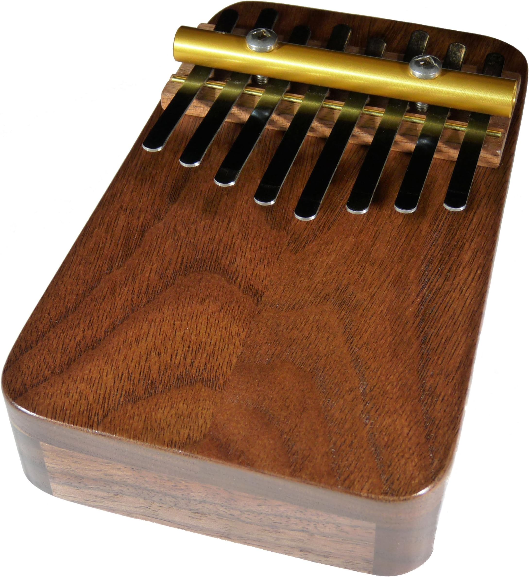 Black Walnut Thumb Piano with Black Walnut top made in the USA
